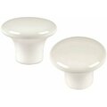 Ultra Hardware 41634 CABINET KNOB 1 1/4 IN CERAMIC WHITE Phased Out